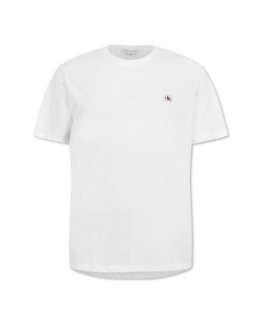 Calvin Klein White Badge T-Shirt for men