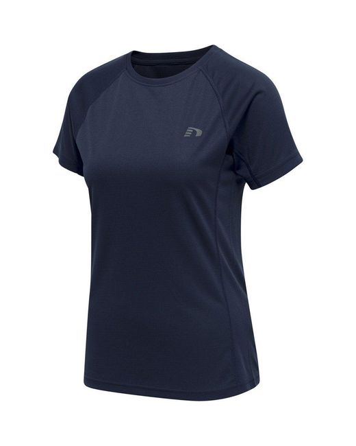 Newline Blue Core Running T Shirt Ladies