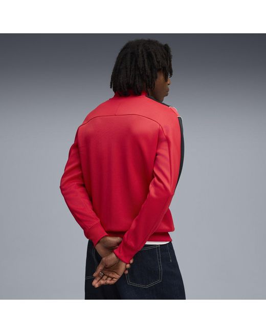 PUMA Red Ferrari Mt7 Track Jacket for men