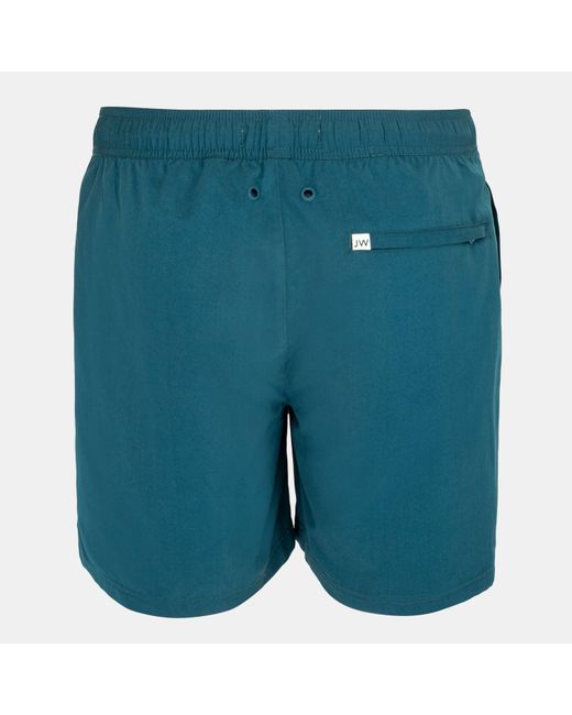 Jack Wills Blue Mid-Length Swim Shorts for men