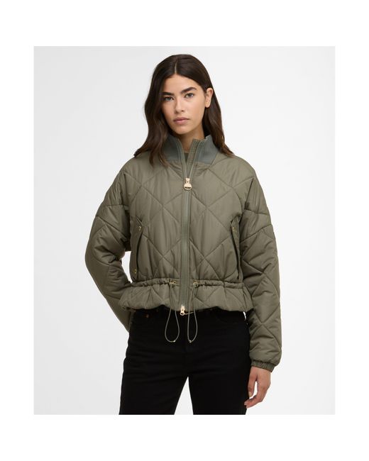 Barbour Green Pagan Quilted Jacket