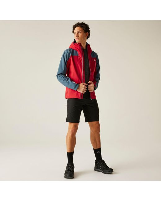 Dare 2b Red Diluent Era Waterproof Jacket for men