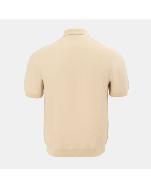 Firetrap Natural Short Sleeve Knit Polo Shirts Cardigan for men