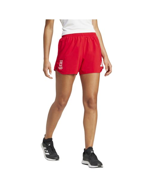Adidas Red Noc Poland Running Road Shorts