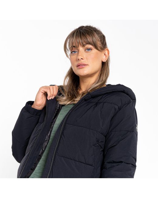 Dare 2b Black Lavishly Water Repellent Long Sleeve Insulated Puffer Jacket
