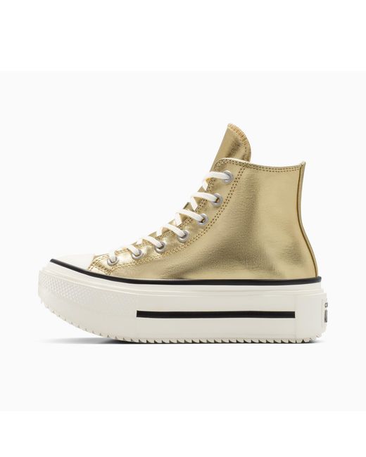 Converse Natural Chuck Taylor All Star Lif Platform Trainers