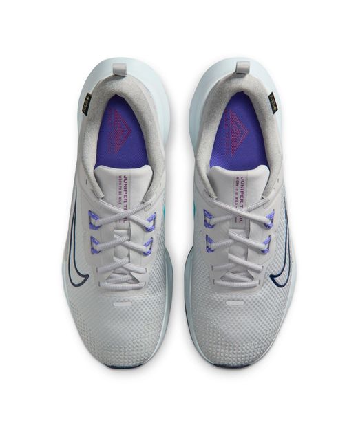 Nike Gray Juniper Trail 2 Gtx Trail Running Shoes for men