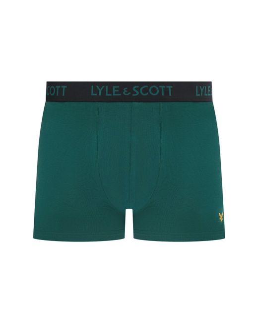 Lyle & Scott Green Lyle Barclay 3Pk for men