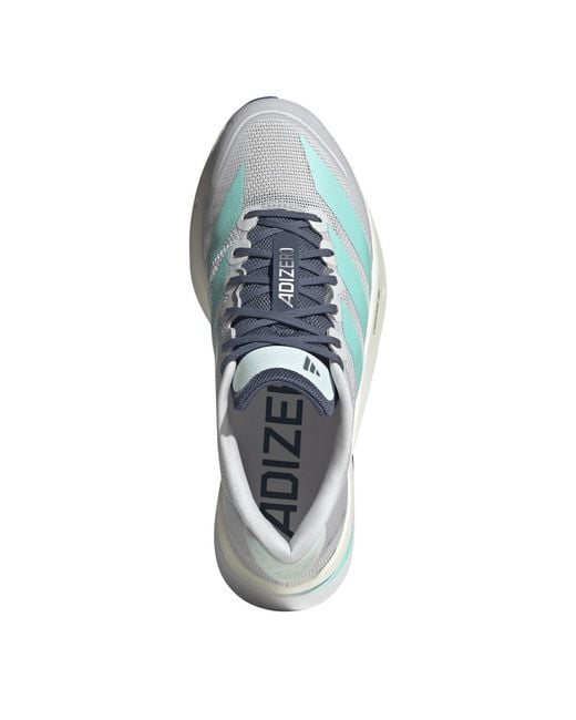 Adidas Blue Adizero Boston 13 Road Running Shoes for men