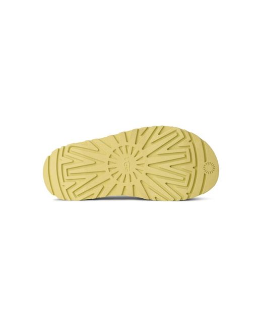 Ugg Yellow Goldenglow Glide Flatform Sandals