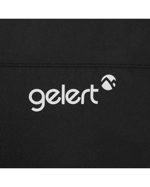 Gelert Black Fleece Lined Windproof Detachable Hood Parka for men