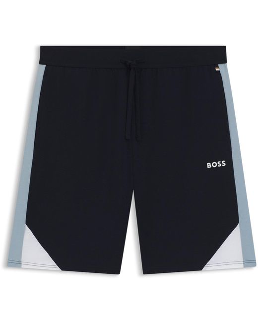 Boss Blue Bw Balance Shorts for men