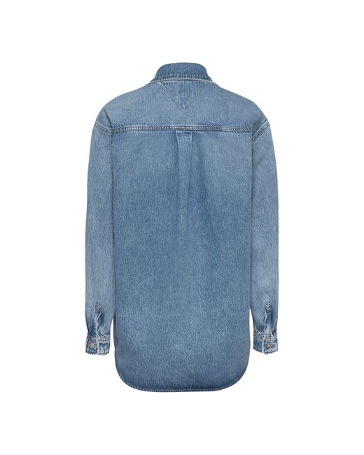 Tommy Hilfiger Blue Denim Long Sleeve Relaxed Fit Shirt