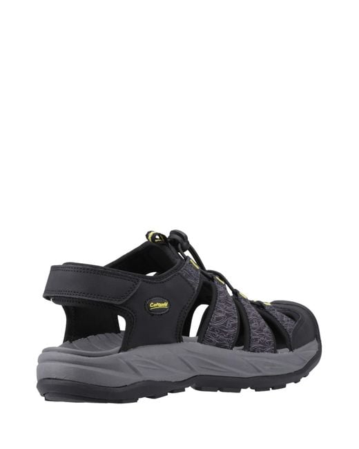 Cotswold Black Minster Sandal for men
