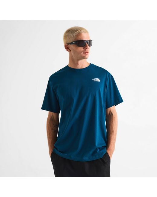 The North Face Blue Never Stop Exploring Regular Fit T-Shirt for men