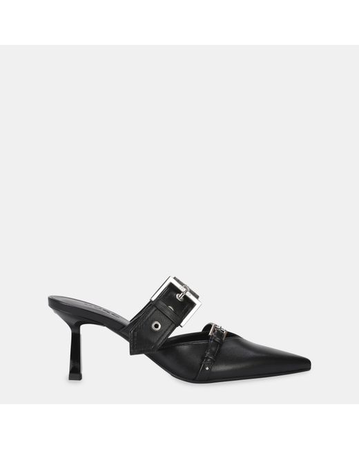 HUGO Black Katniss Mules