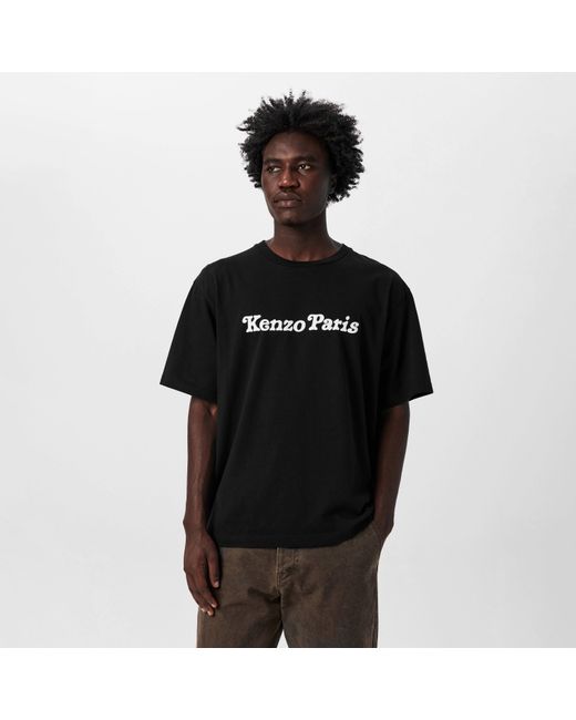 KENZO Blue Simons T-shirt for men