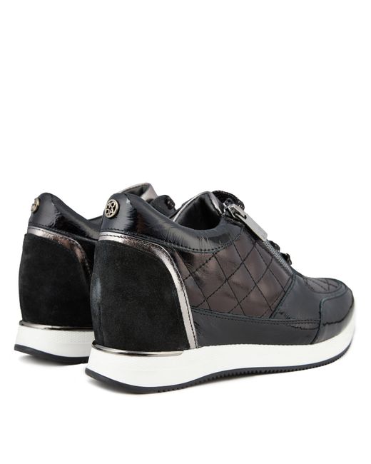 Moda In Pelle Black Berke Trainers