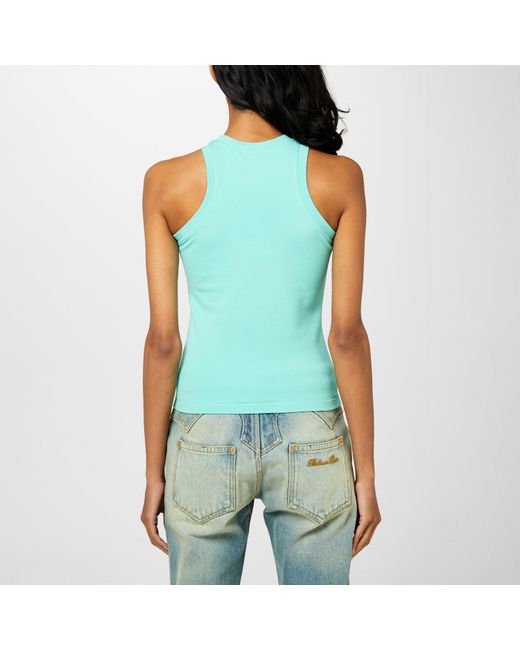 Balmain Blue Retro Pb Tank Top
