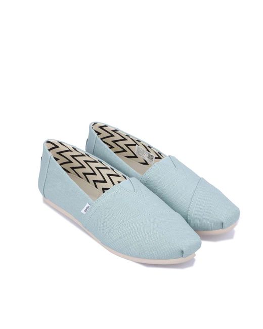 TOMS Blue Alpargata Classic Espadrilles for men