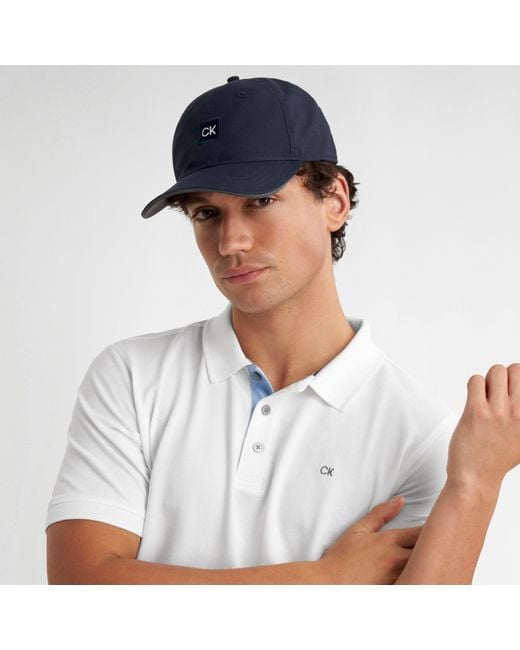 Calvin Klein Blue Ck Golf Cap for men