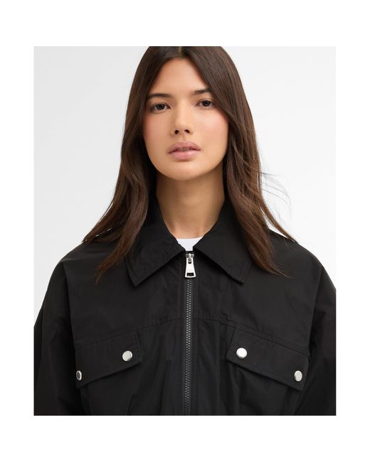 Barbour Black Rain Anorak Jacket