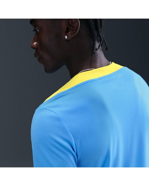 Nike Blue Barcelona Licensed Short Sleeve T-Shirt for men