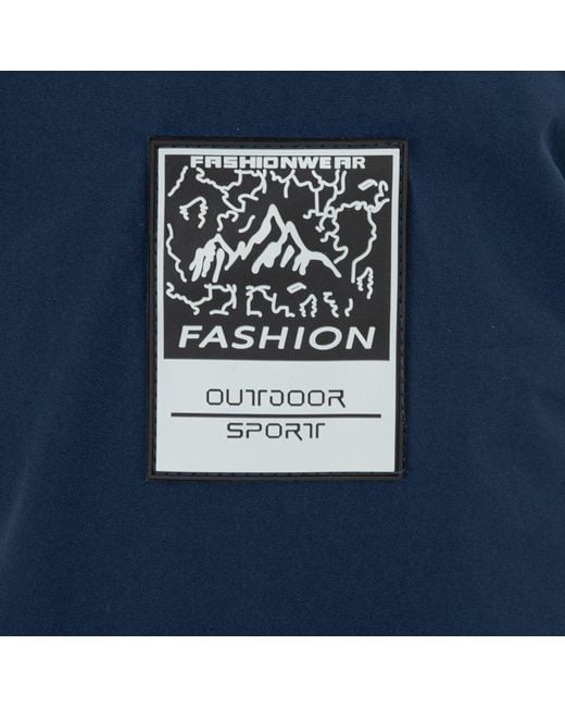 Gelert Blue 3-In-1 Windproof Fleece Lined Detachable Hood Long Sleeve Jacket for men