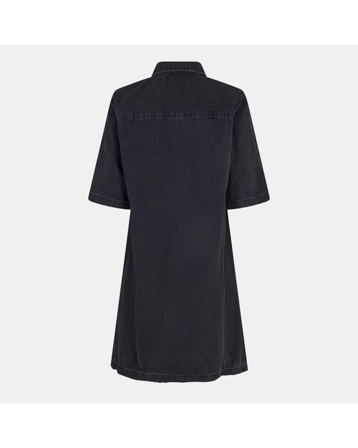 Noisy May Blue Short Sleeve Denim Shirt Dress