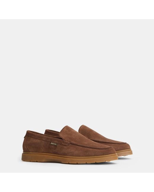 Barbour Brown Carty Loafers for men
