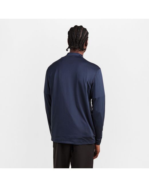 Boss Blue 1/4 Zip Performance Tracksuit Top for men