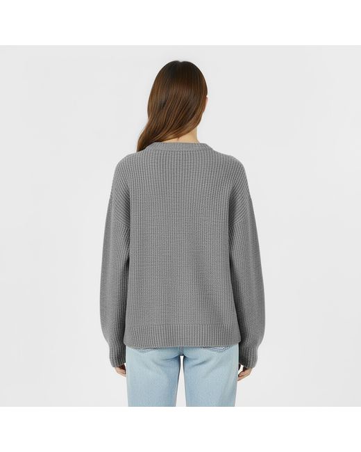 Jack Wills Gray Chenille Crew Neck Jumper