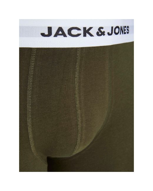 Jack & Jones White Basic 5 Pack Trunks for men