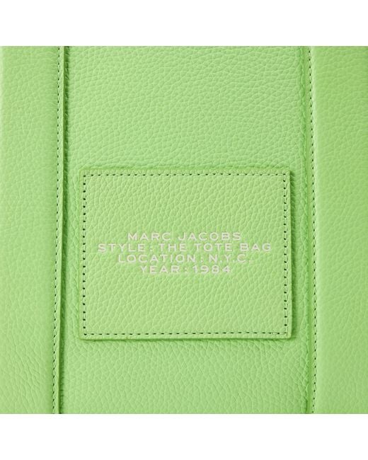 Marc Jacobs Green Medium Leather Tote Bag