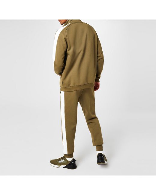 PUMA Green Clean Fleece Tracksuit for men