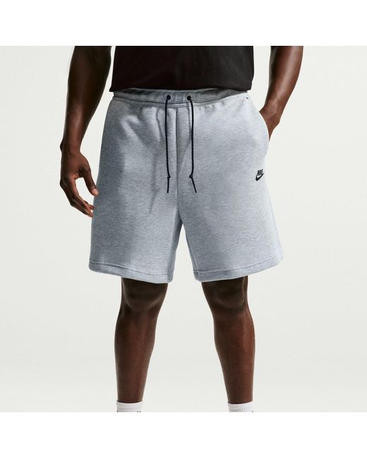 Nike Black Sportswear Tech Fleece Shorts for men