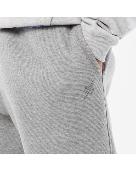 Daily Paper Gray Mono Rib Open Hem Fleece Joggers for men