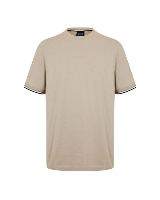 Boss Natural Hbb Thompson 04 Premium Cotton T-Shirt for men