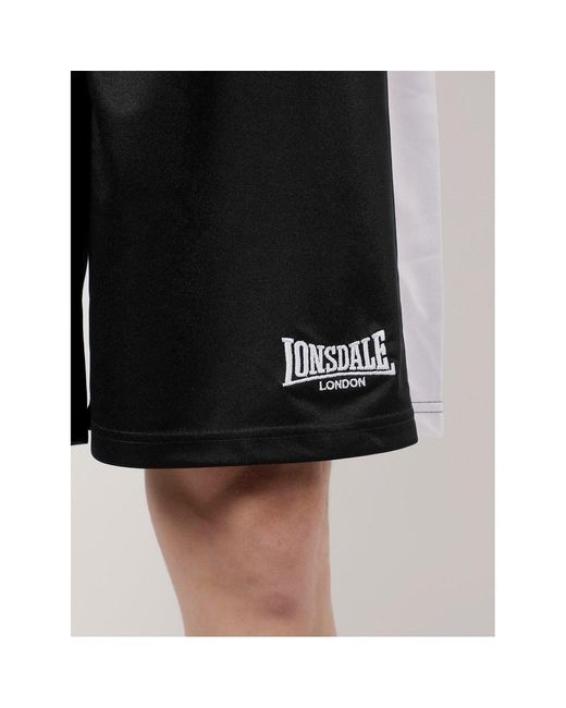 Lonsdale Black Boxing Shorts for men