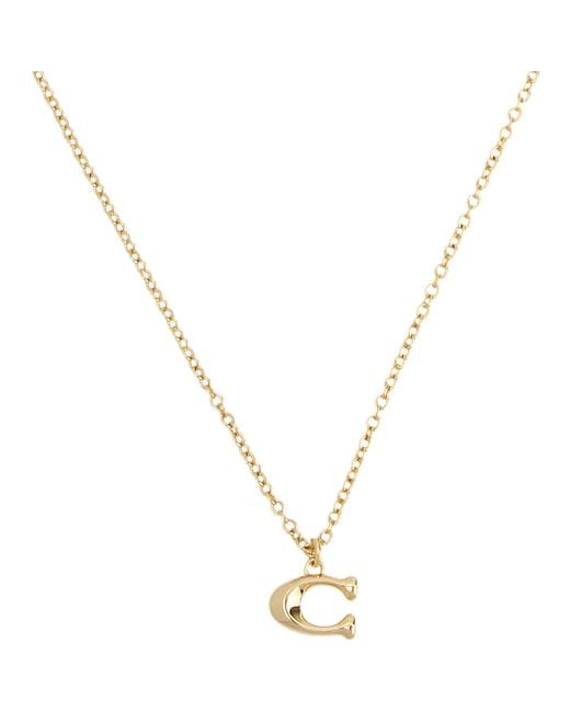COACH Metallic Starter Chain Necklace