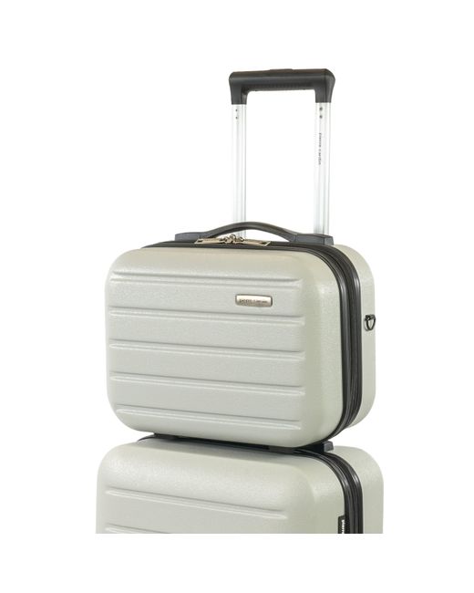 Pierre Cardin Metallic Voyager Hard Shell Cabin Case Flight Bag Luggage