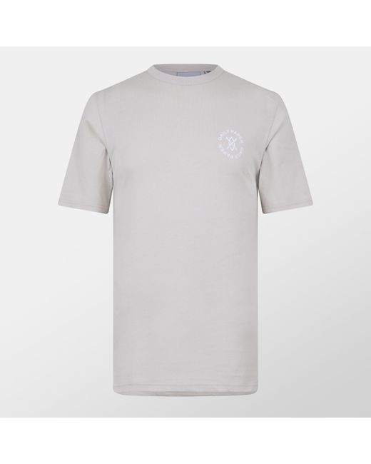 Daily Paper Gray Circle Short-Sleeve Regular Fit T-Shirt for men