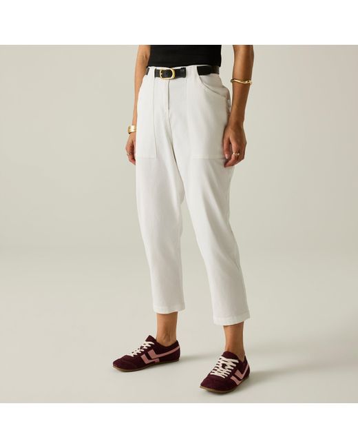 Regatta White Shorebella Capri Trousers