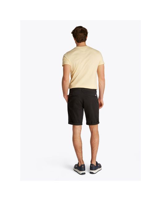 Tommy Hilfiger Black Chino Shorts for men