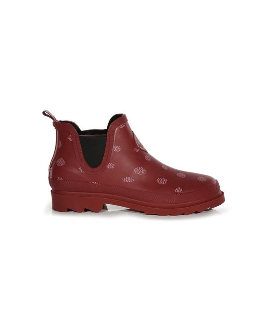 Regatta Red Lady Harper Cosy Ankle Wellies