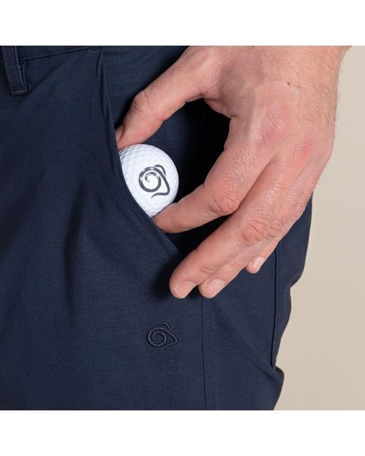 Craghoppers Blue Nosilife Santos Ii Golf Trousers for men
