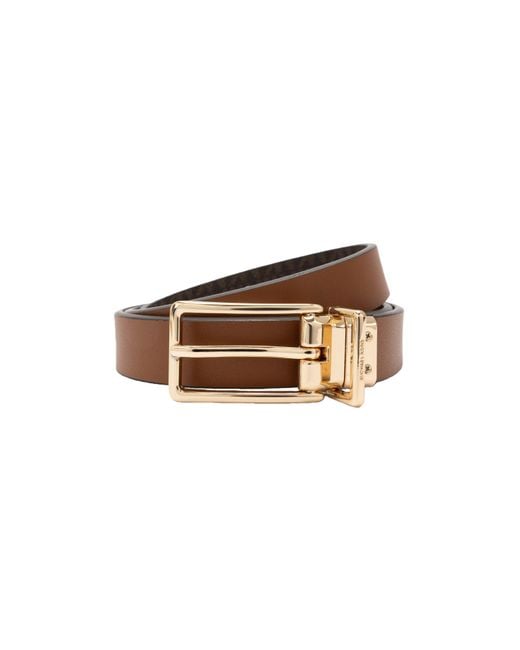 MICHAEL Michael Kors Brown Mmk 20Mm Lg Rev Belt Ld64