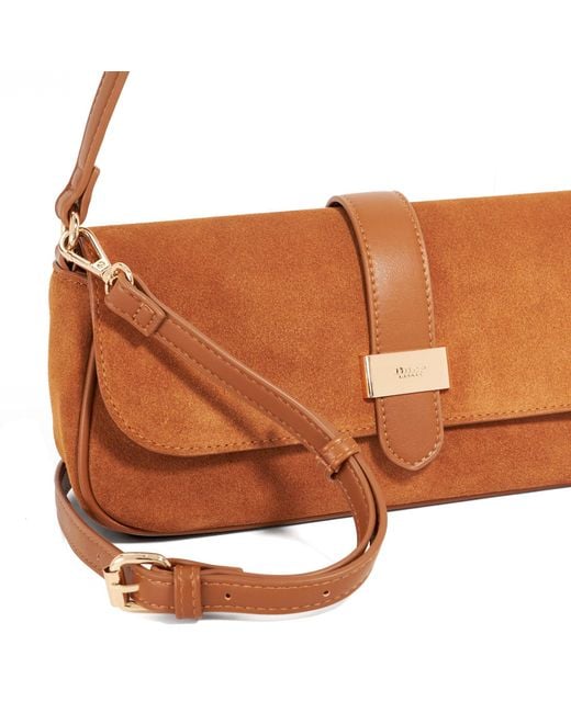 Dune Brown Delsees Shoulder Bag