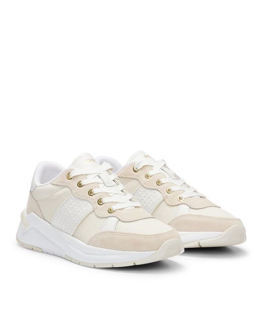 Boss White Skylar Trainers