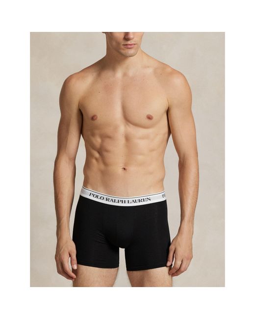 Polo Ralph Lauren White 3-Pack Boxer Briefs for men